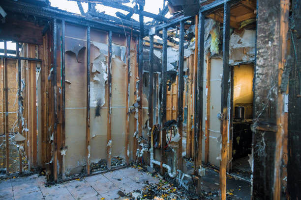 Professional Smoke Damage Removal technician working in Wilburton, OK